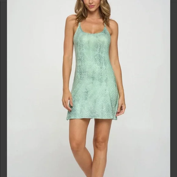 Evcr Dresses | Active Exercise Dress Green | Color: Green | Size: L | Befelefem's Closet